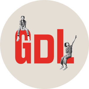 logo gdl bollino beige